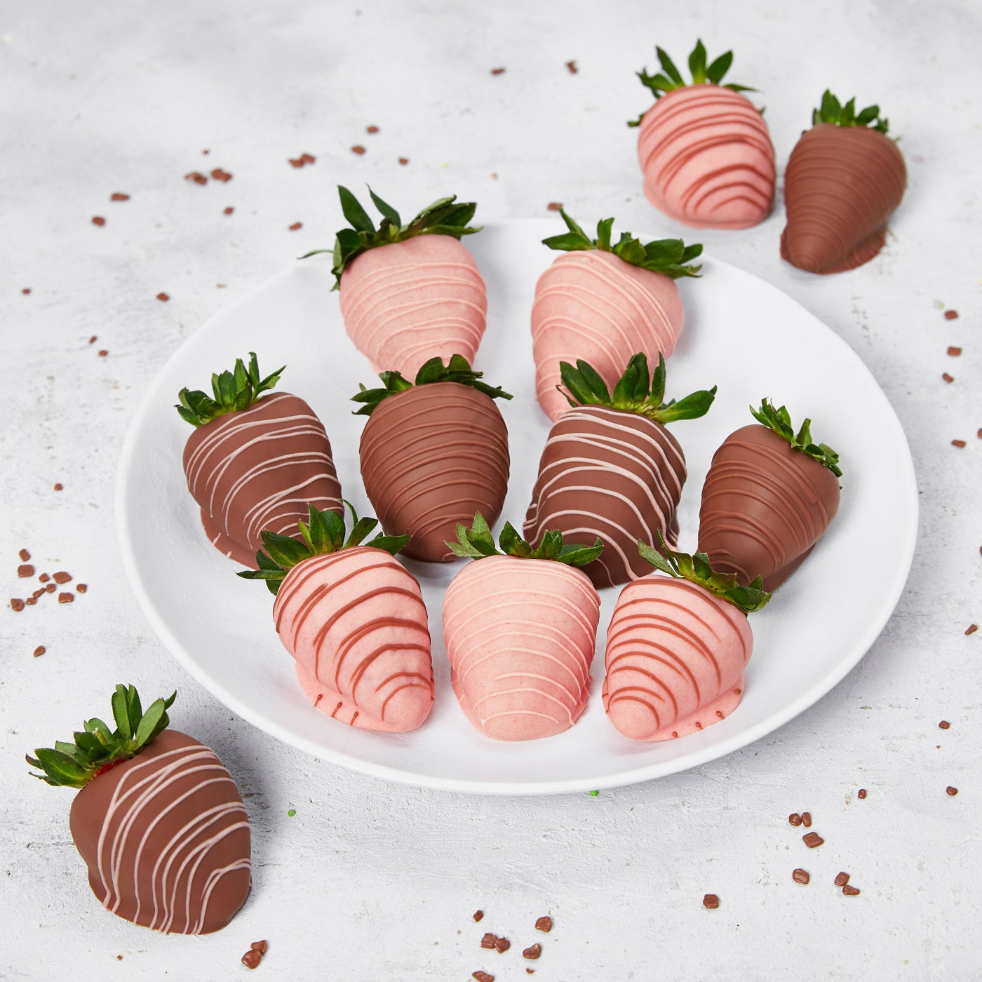 Pretty in Pink Strawberries