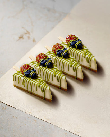 Strawberry Pistachio Cheesecake